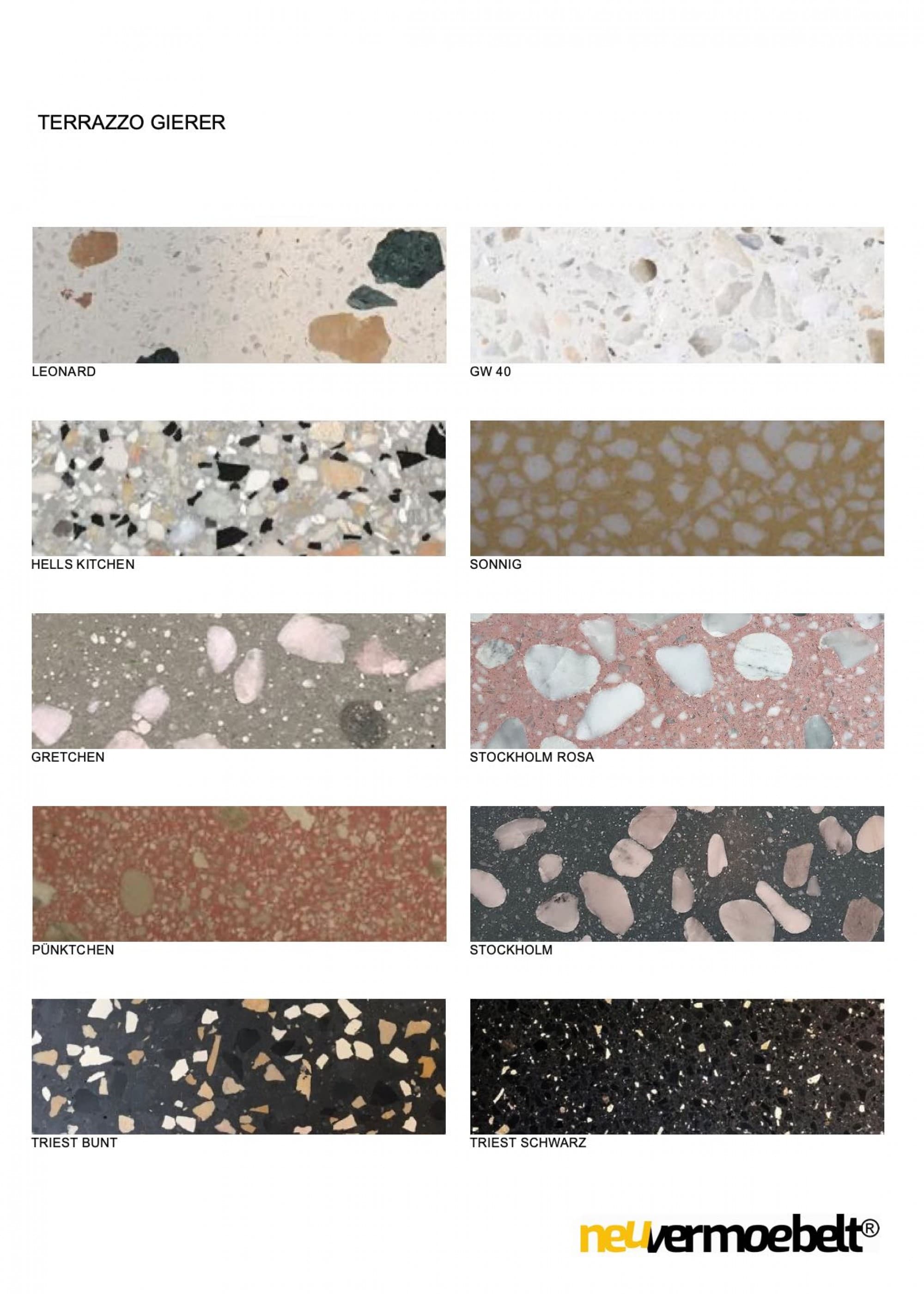 Arbeitsplatte "TERRAZZO"