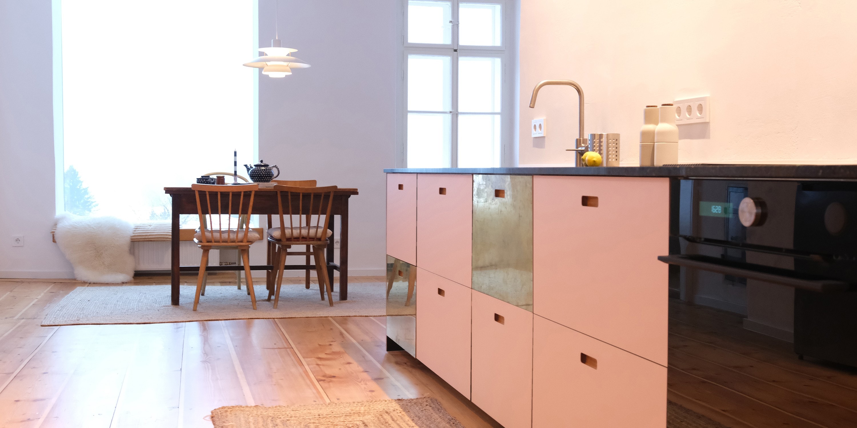 Alte Küche in neuem Kleid